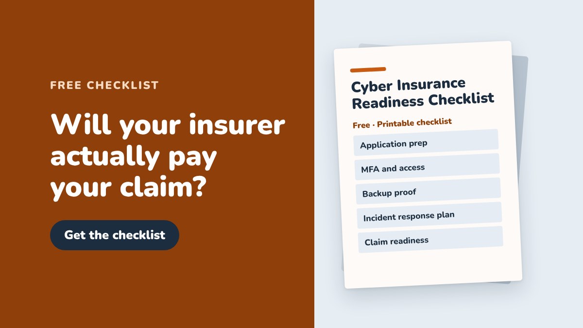 Cyber Insurance Readiness Checklist