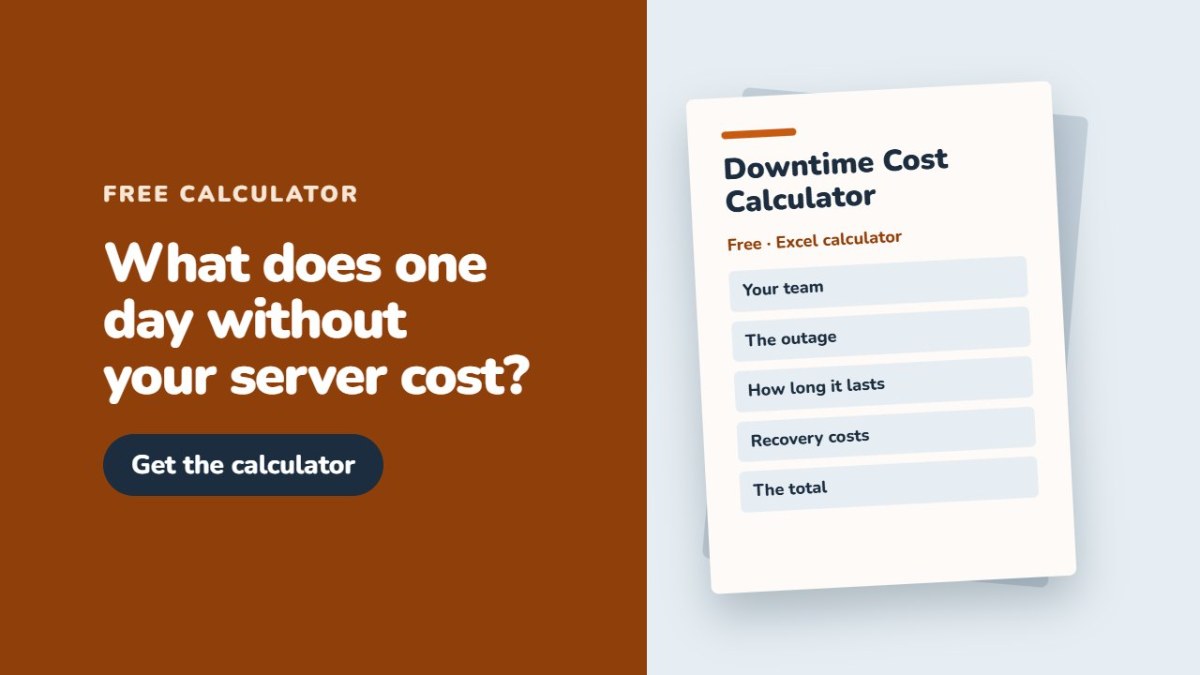 Downtime Cost Calculator