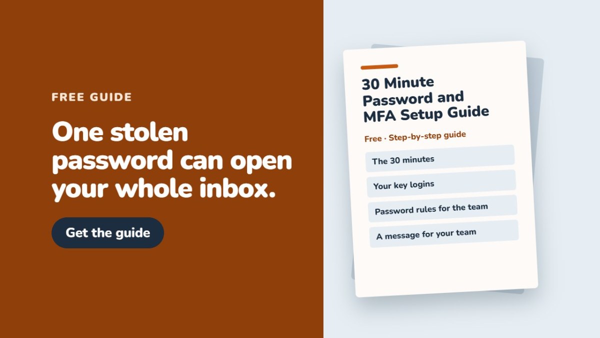 Password and MFA Setup Guide